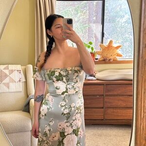 Reformation Sundress Off the Shoulder Cocktail
